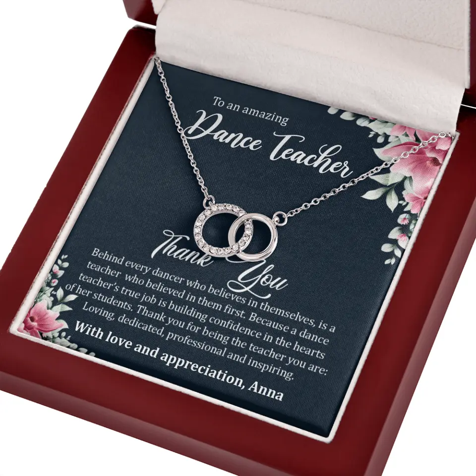 Behind Every Dancer Who Believes In Themselves Personalized Necklace