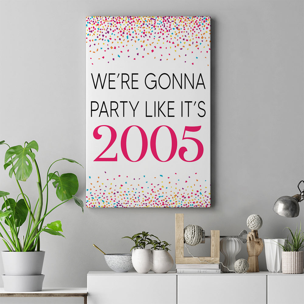 17th Birthday Party Decoration Custom Canvas Poster Birthday Gift For Her