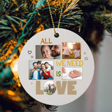 personalized photo christmas ornaments