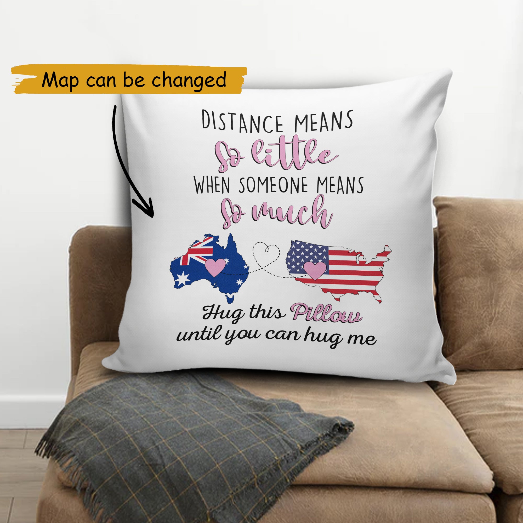 The pillow breaks all distances