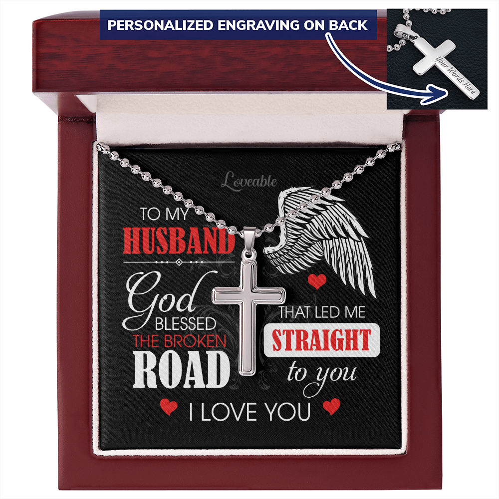 God necklace that led my husband straight