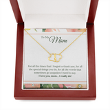 gold necklace for mom