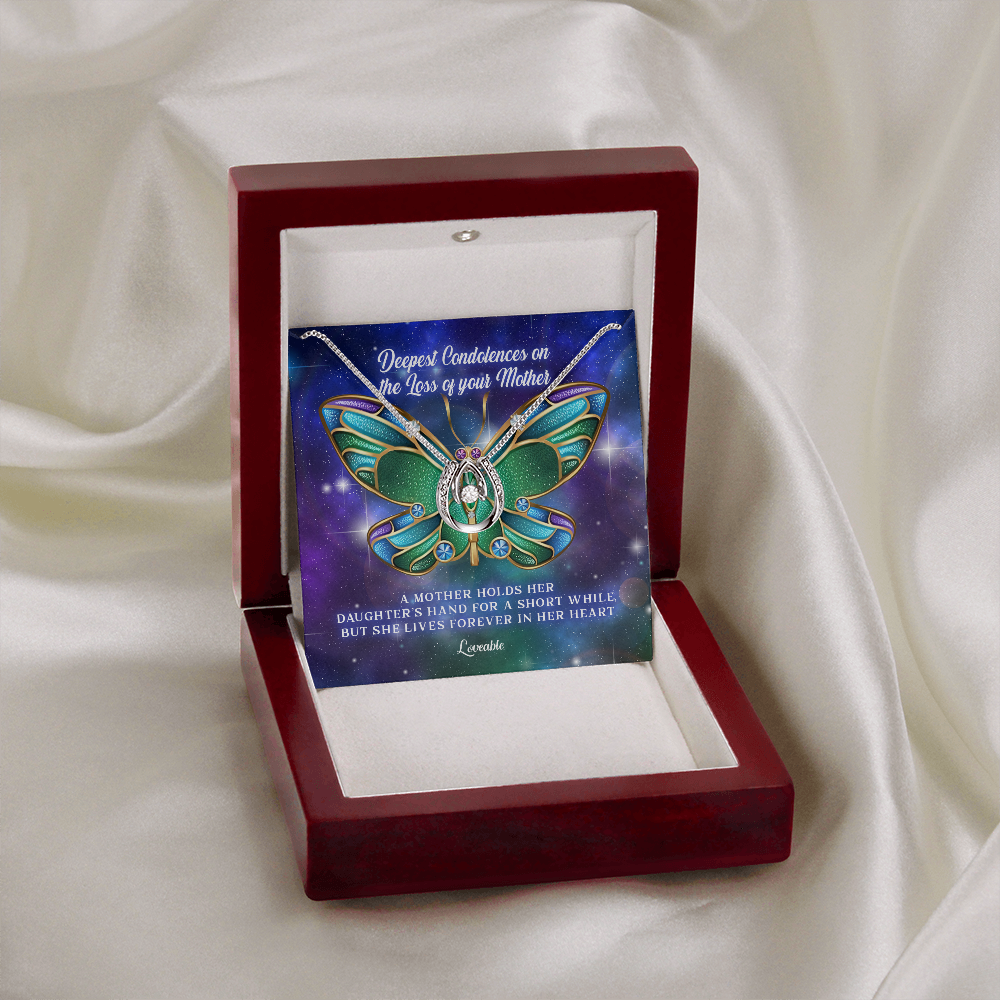 mother necklace white gold