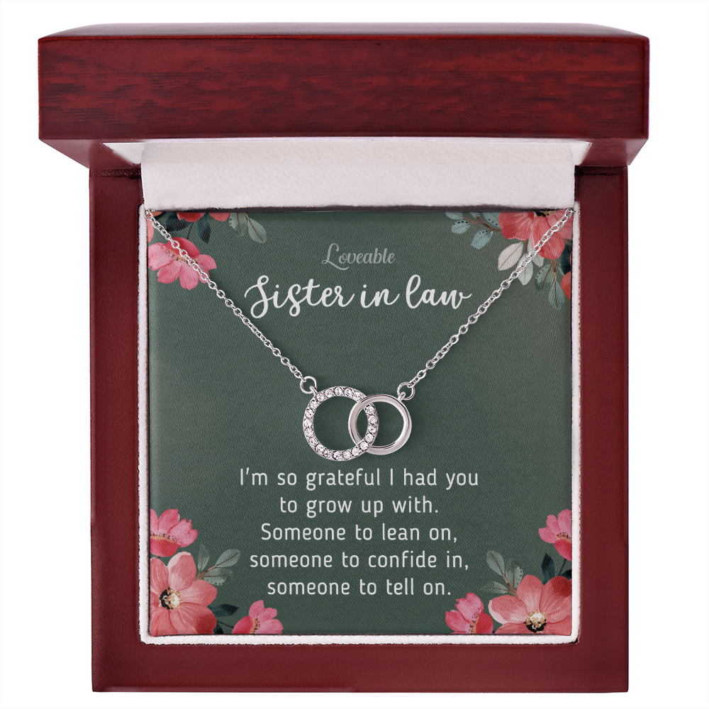 white gold cross necklace sister in law