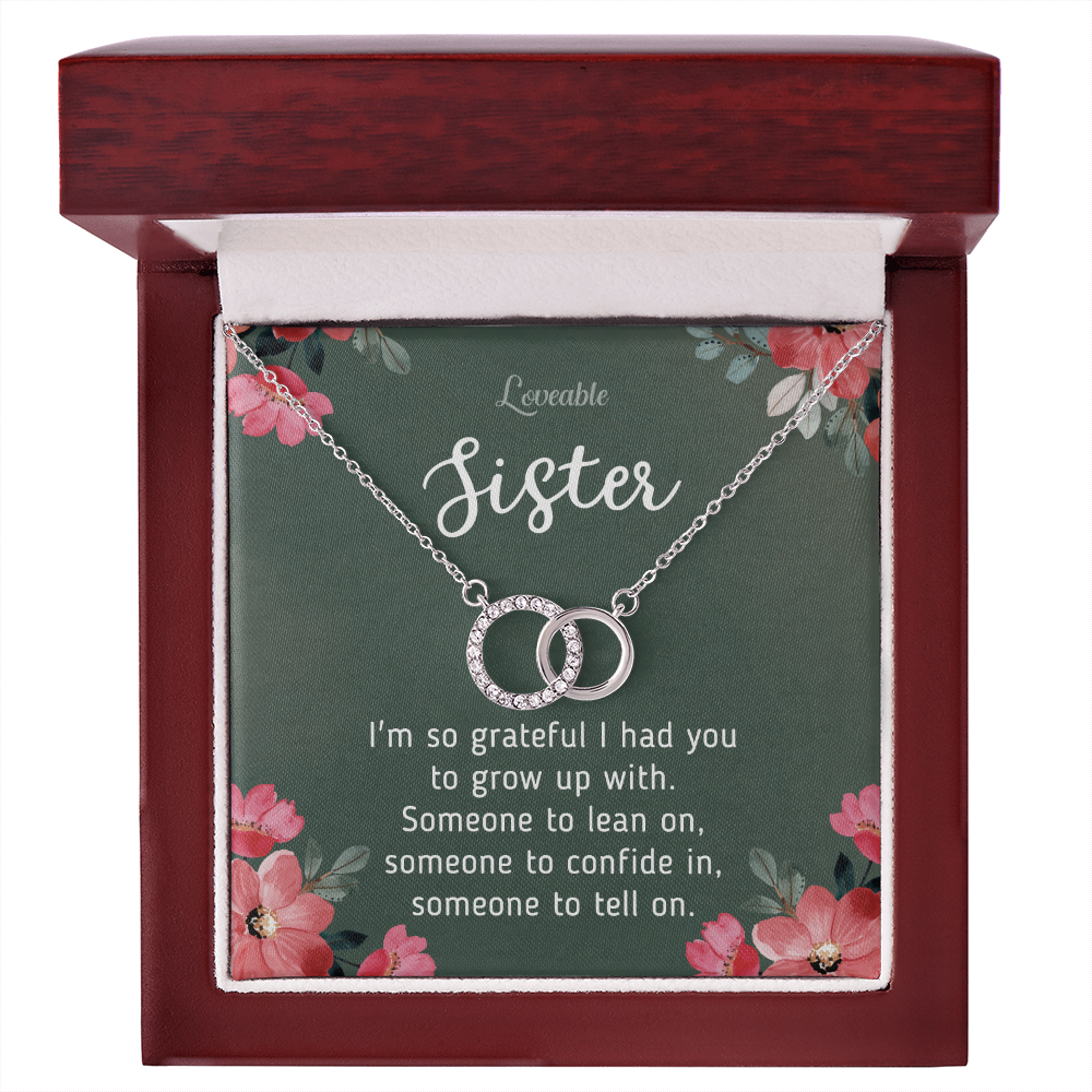 white gold cross necklace sister