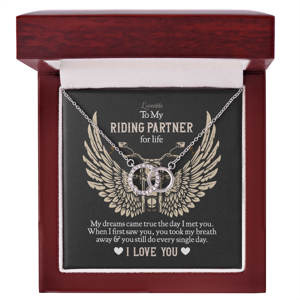 To my Riding Partner for Life Personalized Necklace