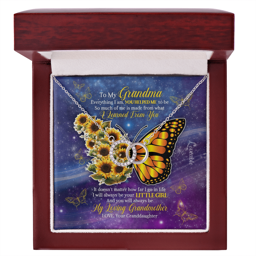  Grandma cross White Gold Necklace