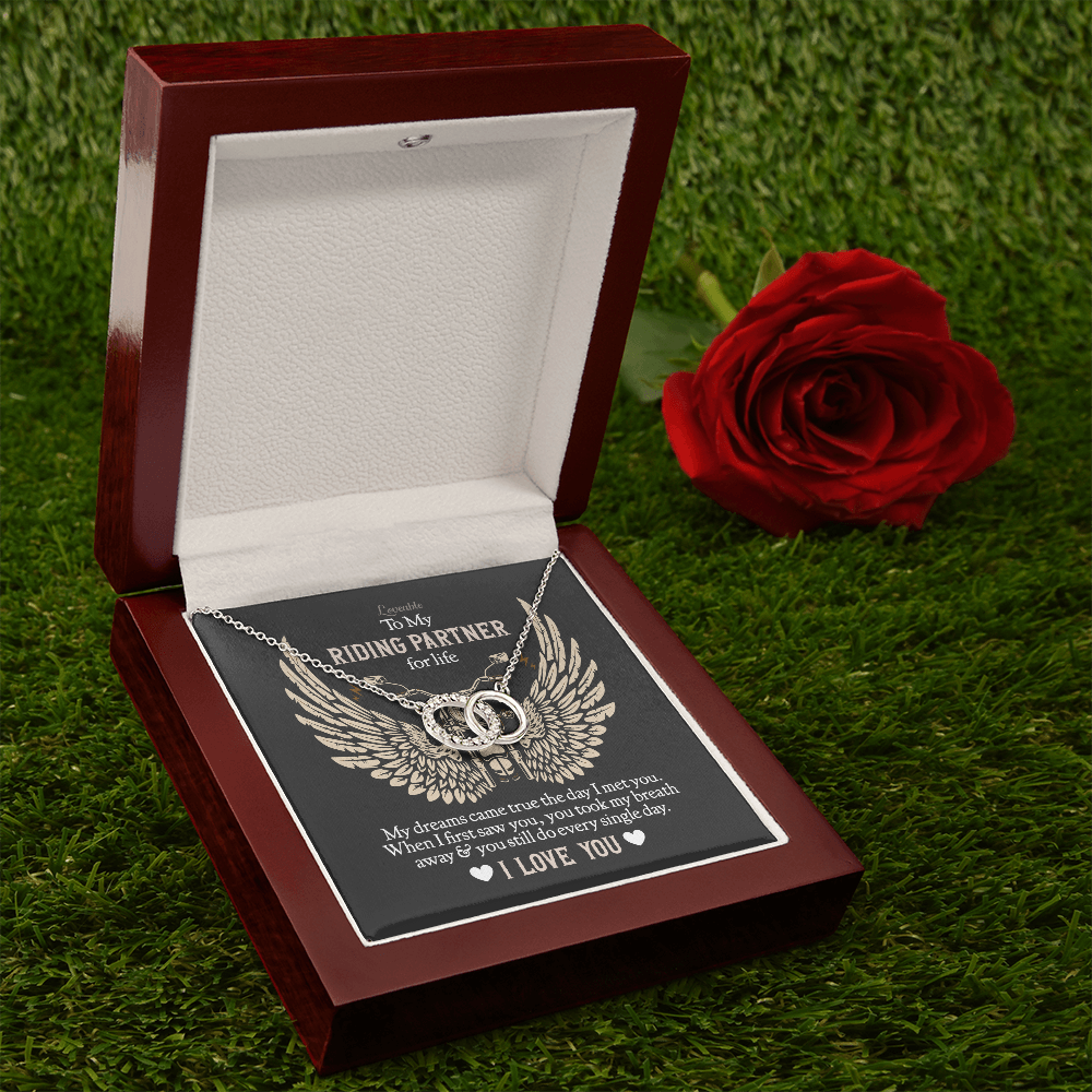 To my Riding Partner for Life Personalized Necklace