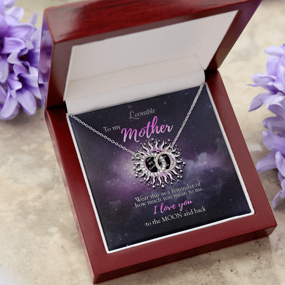 initial necklace for my mom