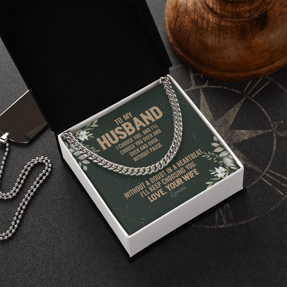 cross necklace for husband