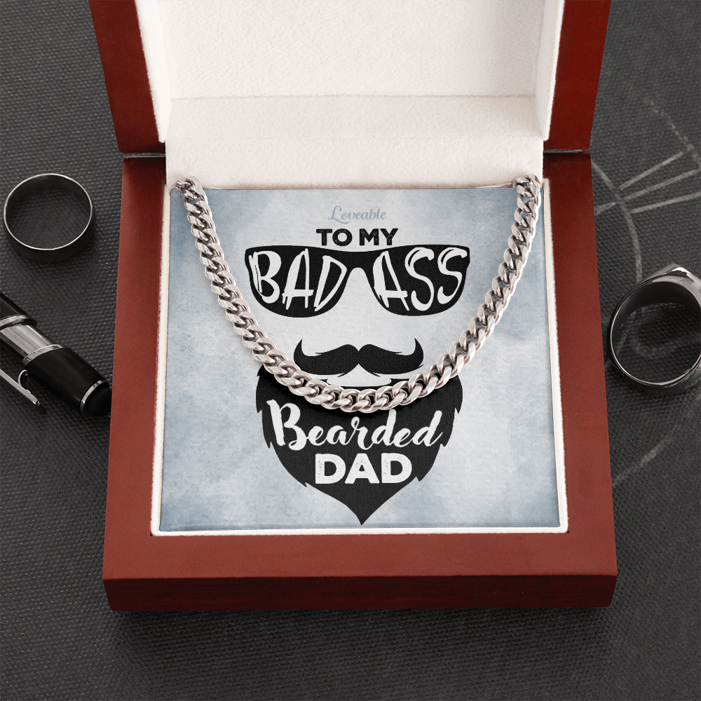 necklace silver for dad