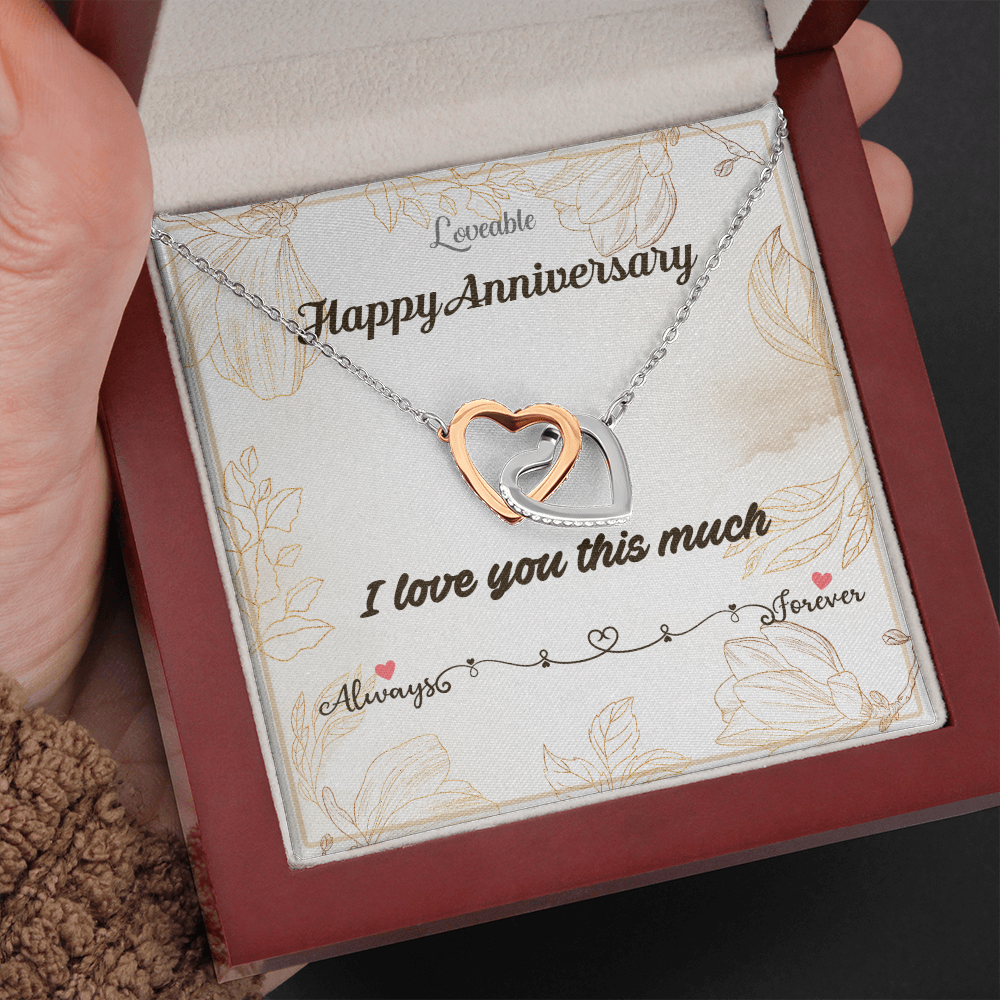 Happy Anniversary, I love you so much - Best iron Anniversary gifts for Her