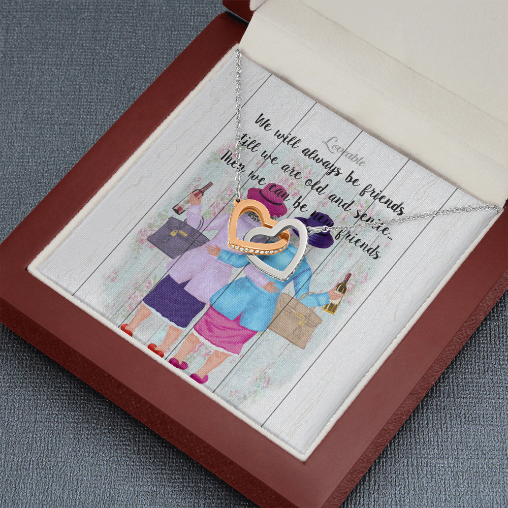 gold best friend necklaces 