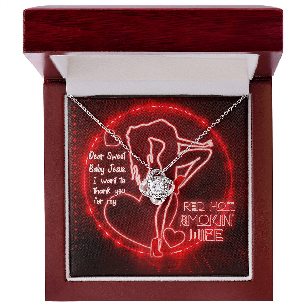 white gold wife necklace