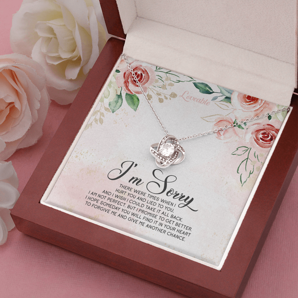 I'm Sorry, Hope You Give Me Another Chance Personalized Necklace
