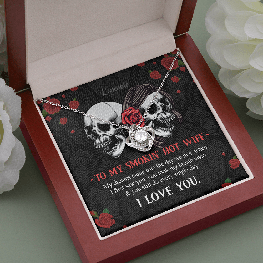 wife necklace white gold