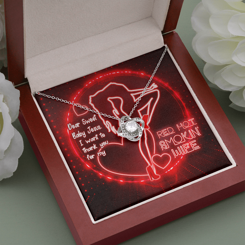 wife necklace white gold