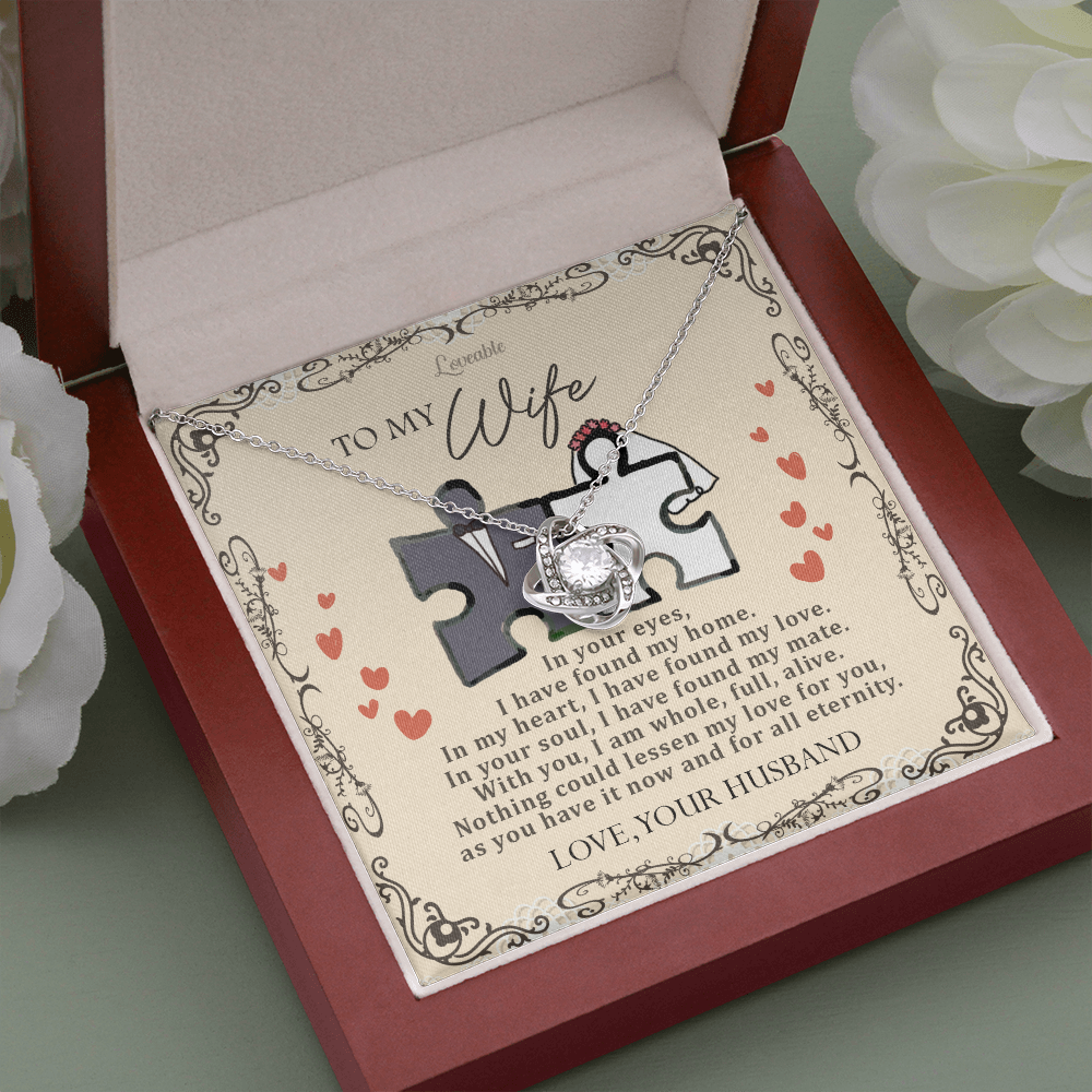 wife necklace white gold