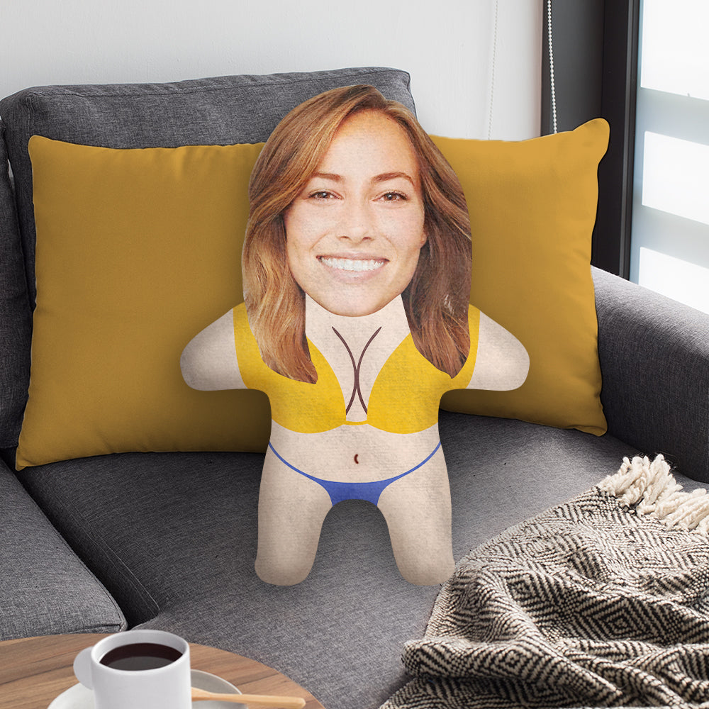 bikini women custom photo pillow 1