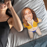 bikini women custom photo pillow 2