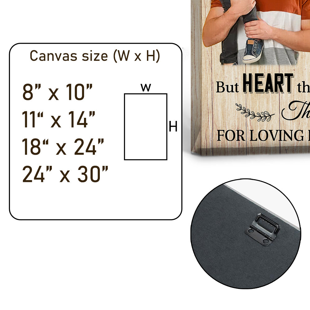 bonus dad you may not have given me life canvas detail size