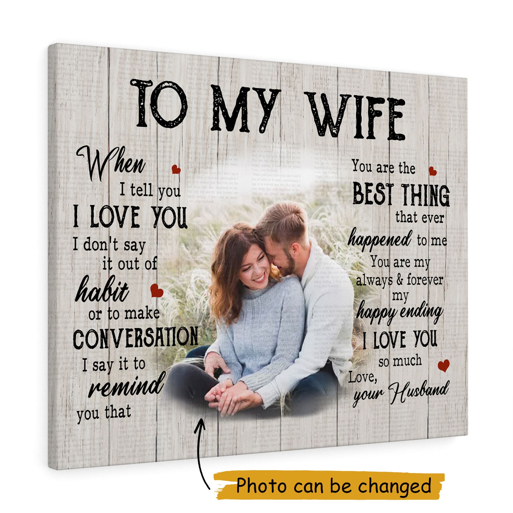 custom photo name frame for married couple