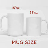 personalized photo mug size