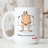 funny coffee mug gift for darling