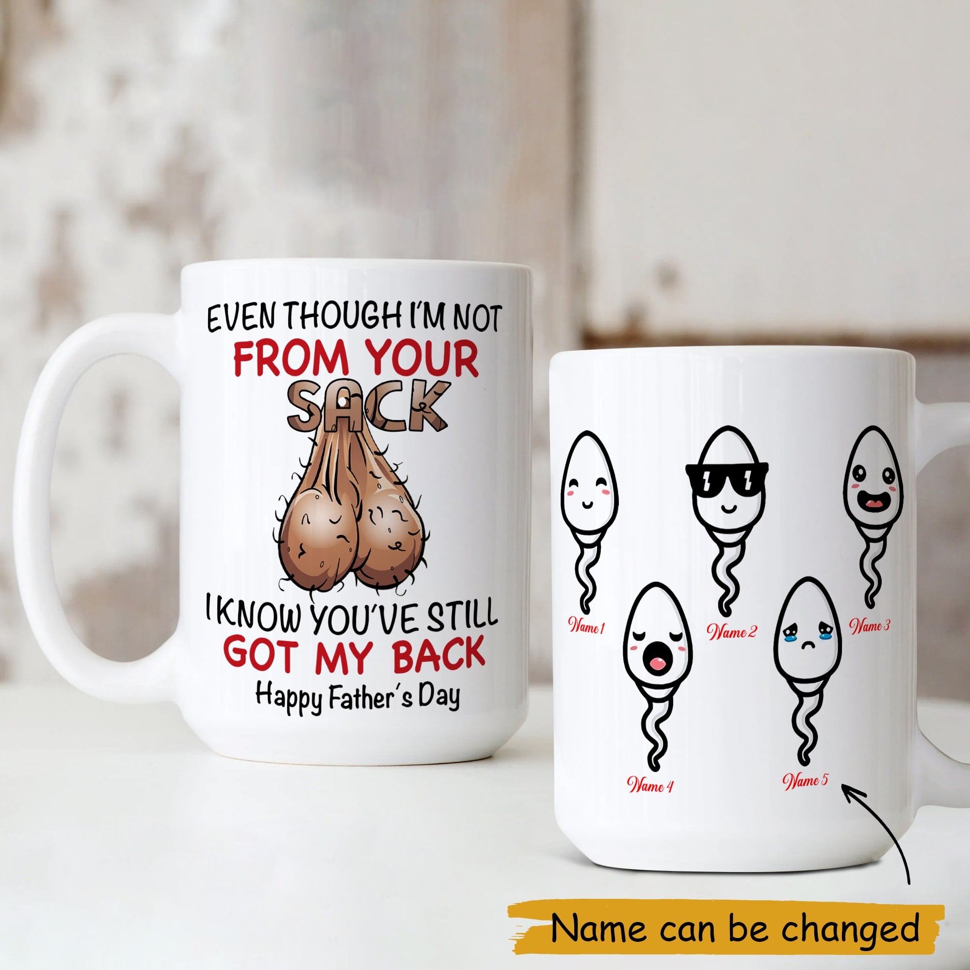 funny mug for happy father's day