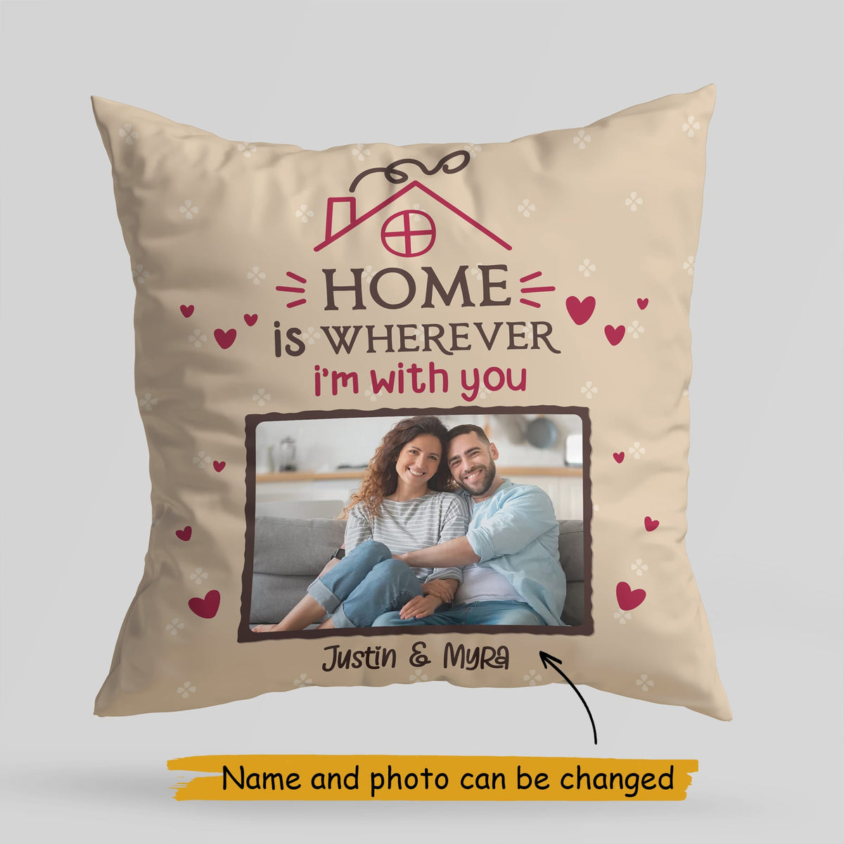 personalized valentine's day pillows