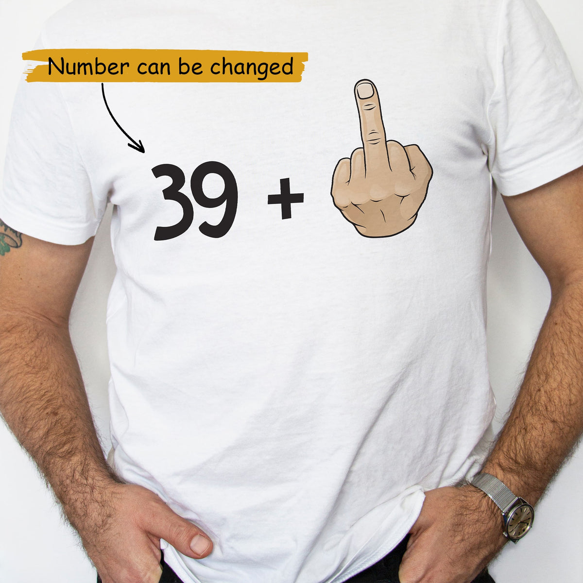 39 Plus, New Age Plus - Personalized Tshirt - Custom Number
