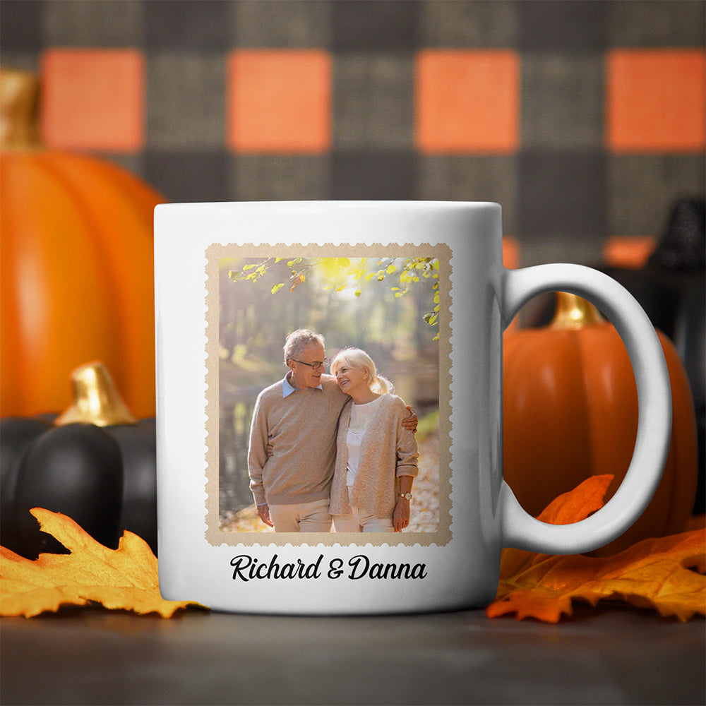 couple mug design with photo