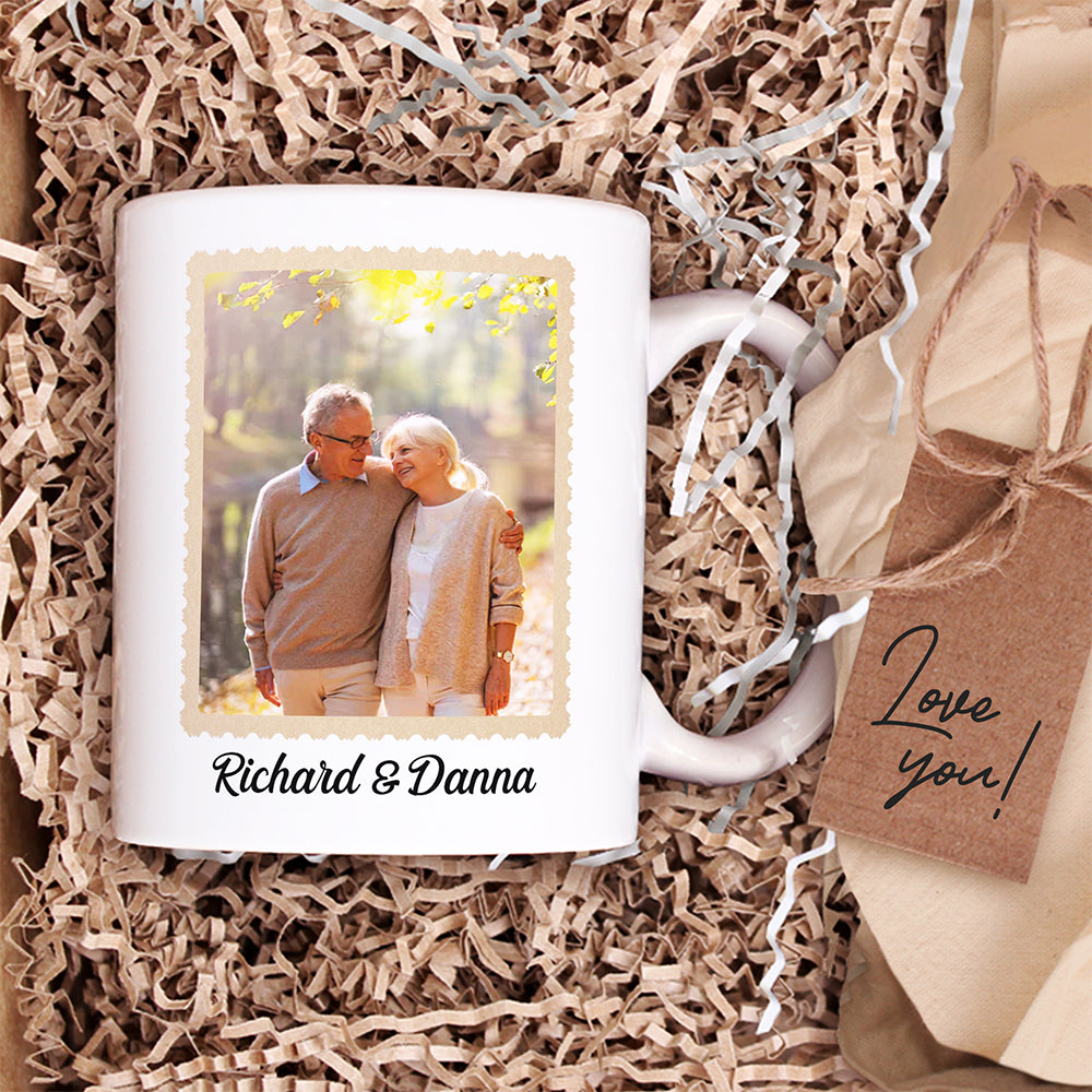 couple photo mug
