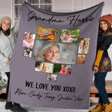 custom grandma blanket